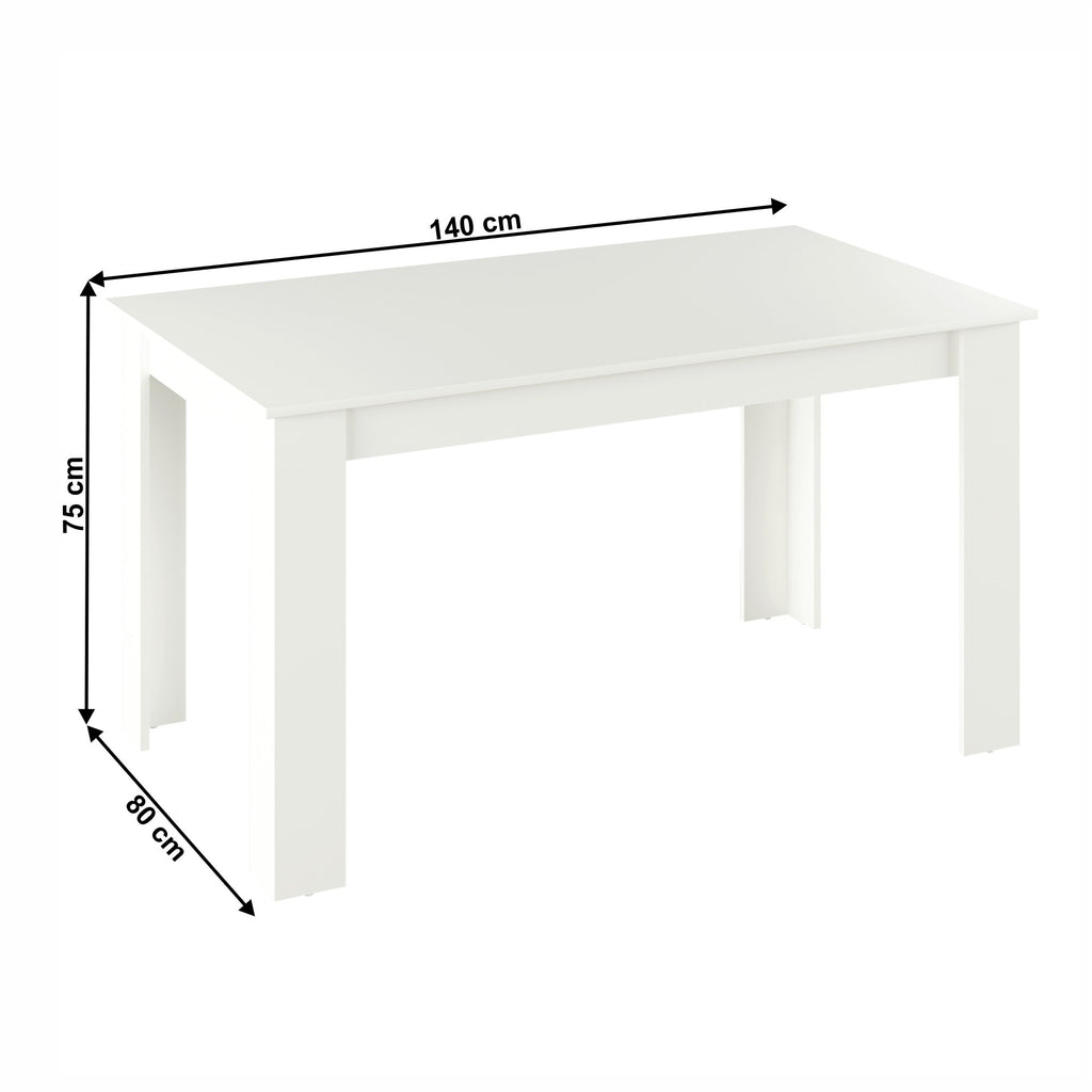 Masă dining General – schiță cu dimensiuni