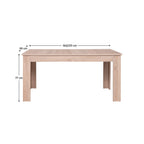 Masă dining Grand – schiță cu dimensiuni