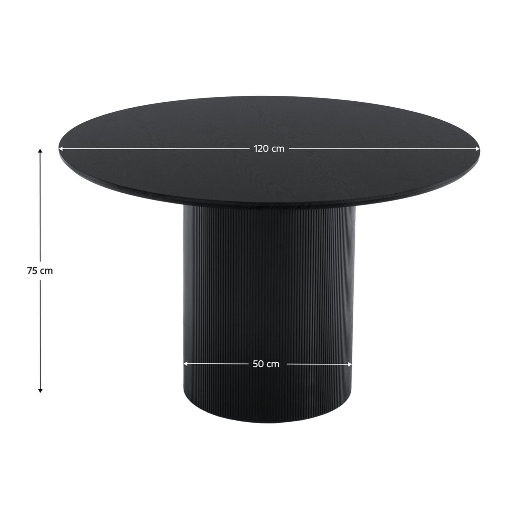 Masă dining Mahir – schiță cu dimensiuni
