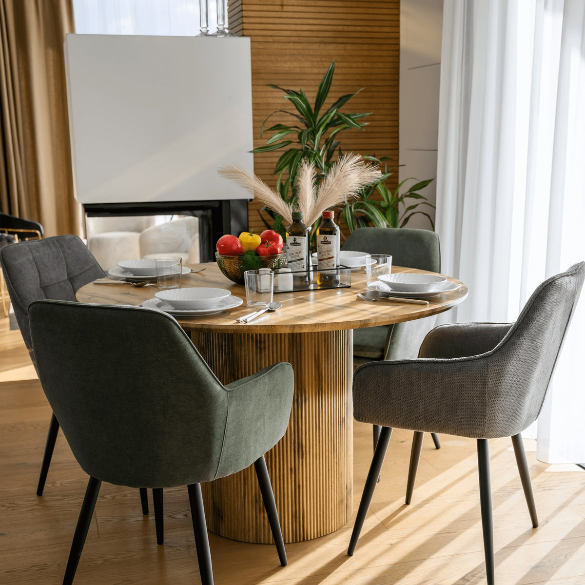 Masă dining Mahir în bucătărie și în sufragerie, imaginea 4
