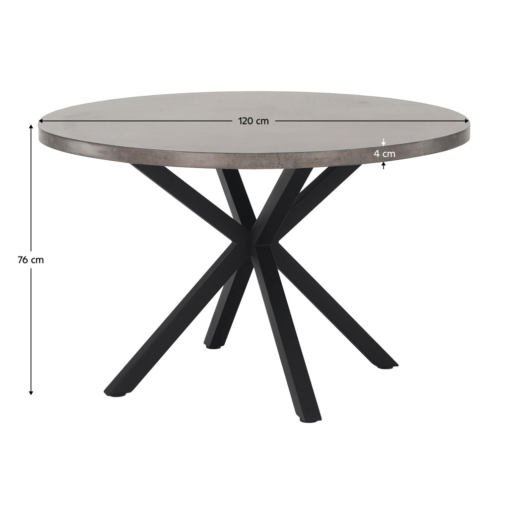 Masă dining Medor – schiță cu dimensiuni