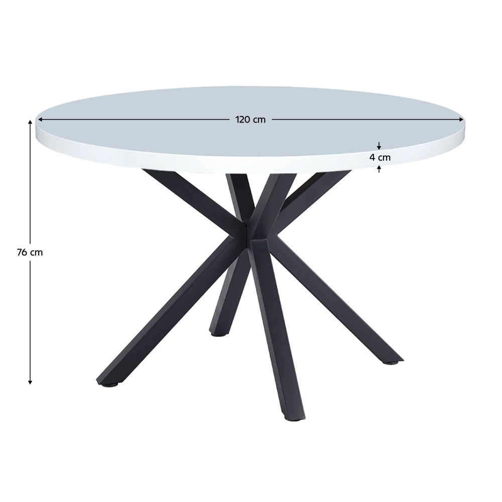 Masă dining Medor – schiță cu dimensiuni