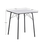 Masă dining Nalak – schiță cu dimensiuni