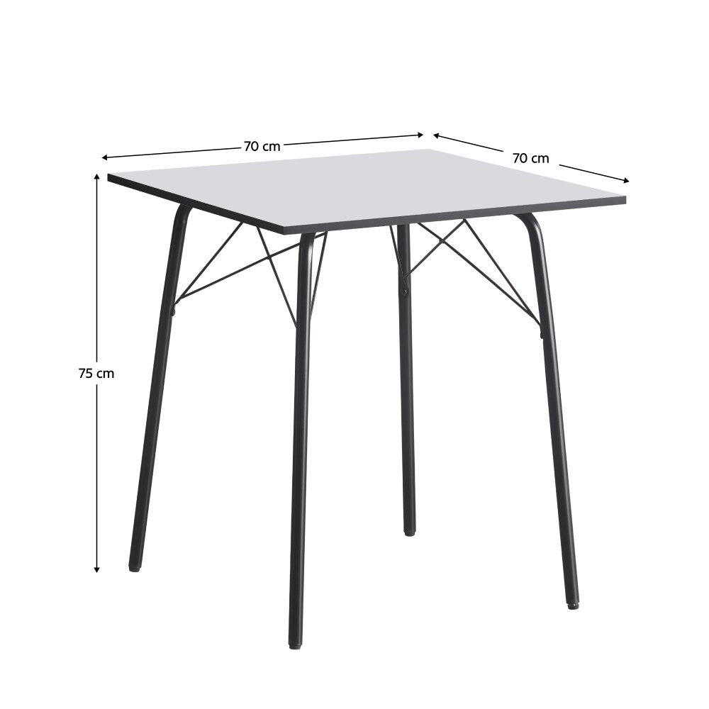 Masă dining Nalak – schiță cu dimensiuni