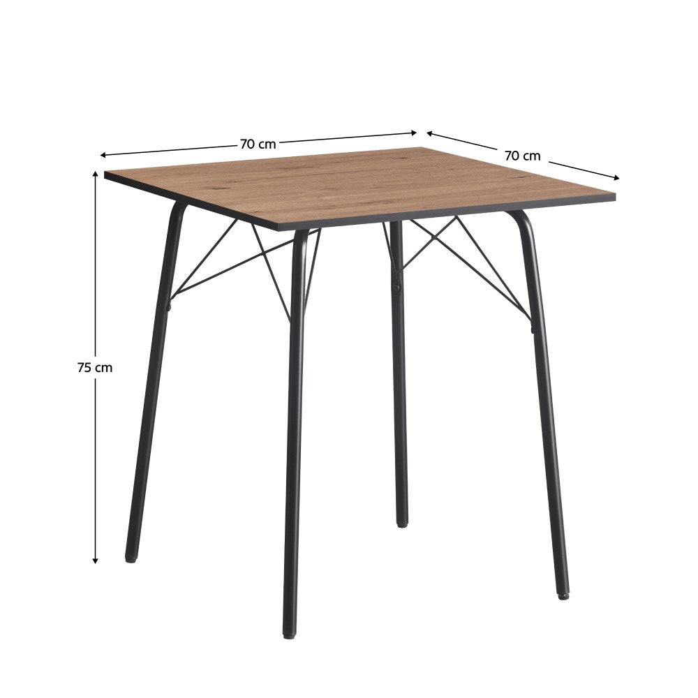 Masă dining Nalak – schiță cu dimensiuni