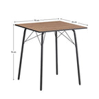 Masă dining Nalak – schiță cu dimensiuni