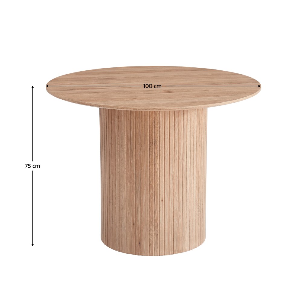 Masă dining Paolo – schiță cu dimensiuni