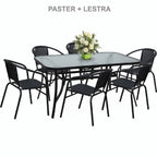 Masă dining Paster – schiță cu dimensiuni, imaginea 3
