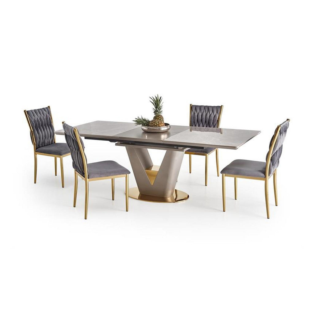 Masă dining Valentino, vedere din alt unghi
