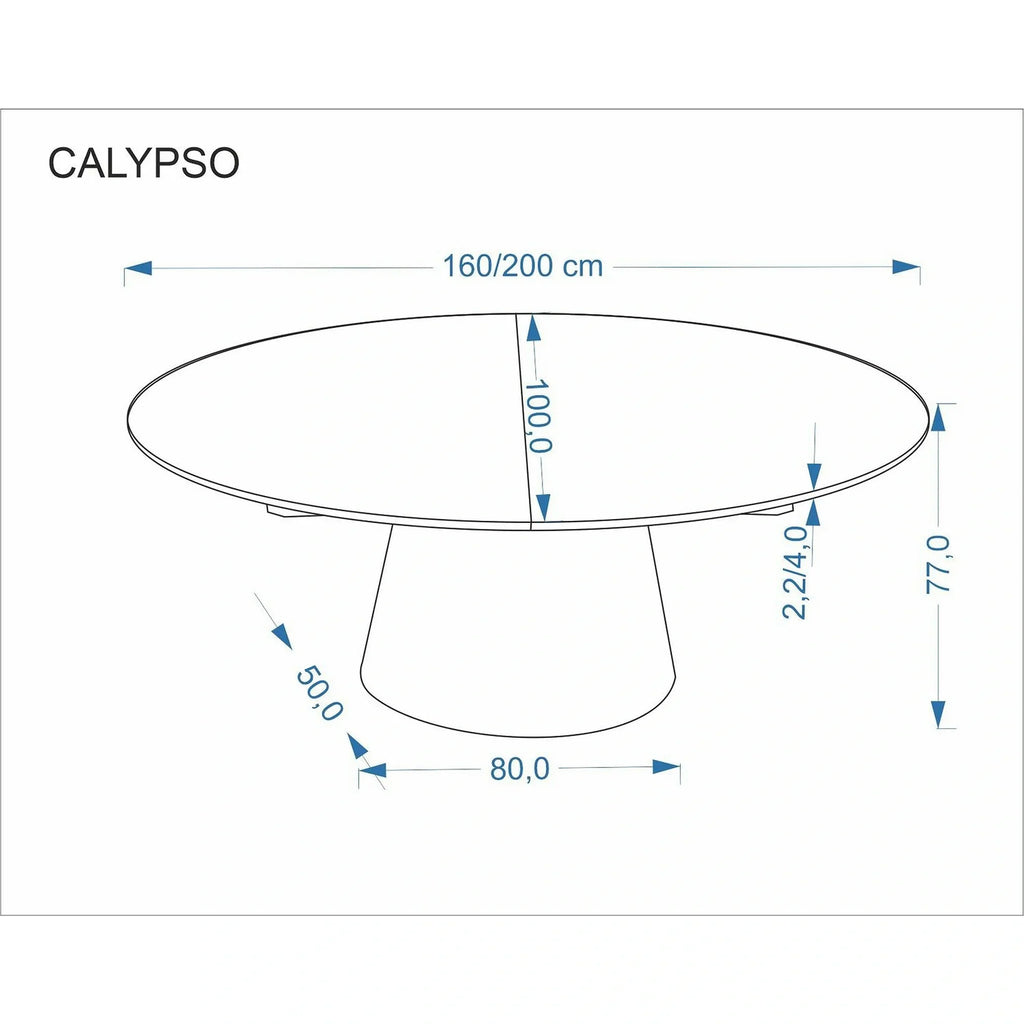 Masa extensibila CALYPSO, vedere 3