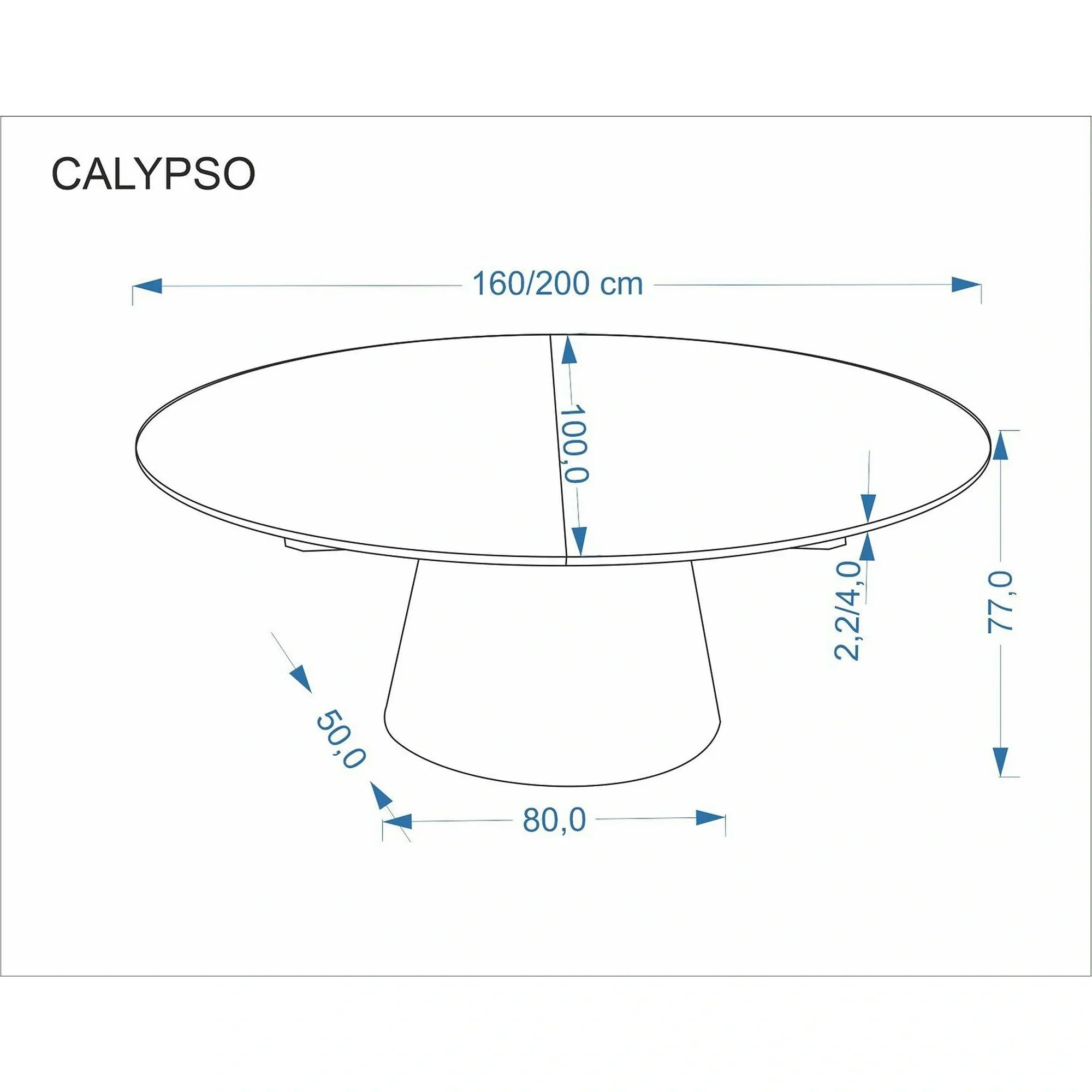 Masa extensibila CALYPSO, vedere 3