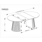 Masa extensibila FARGO, nuc