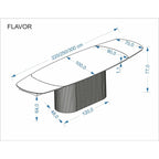 Masa extensibila FLAVOR, vedere 4