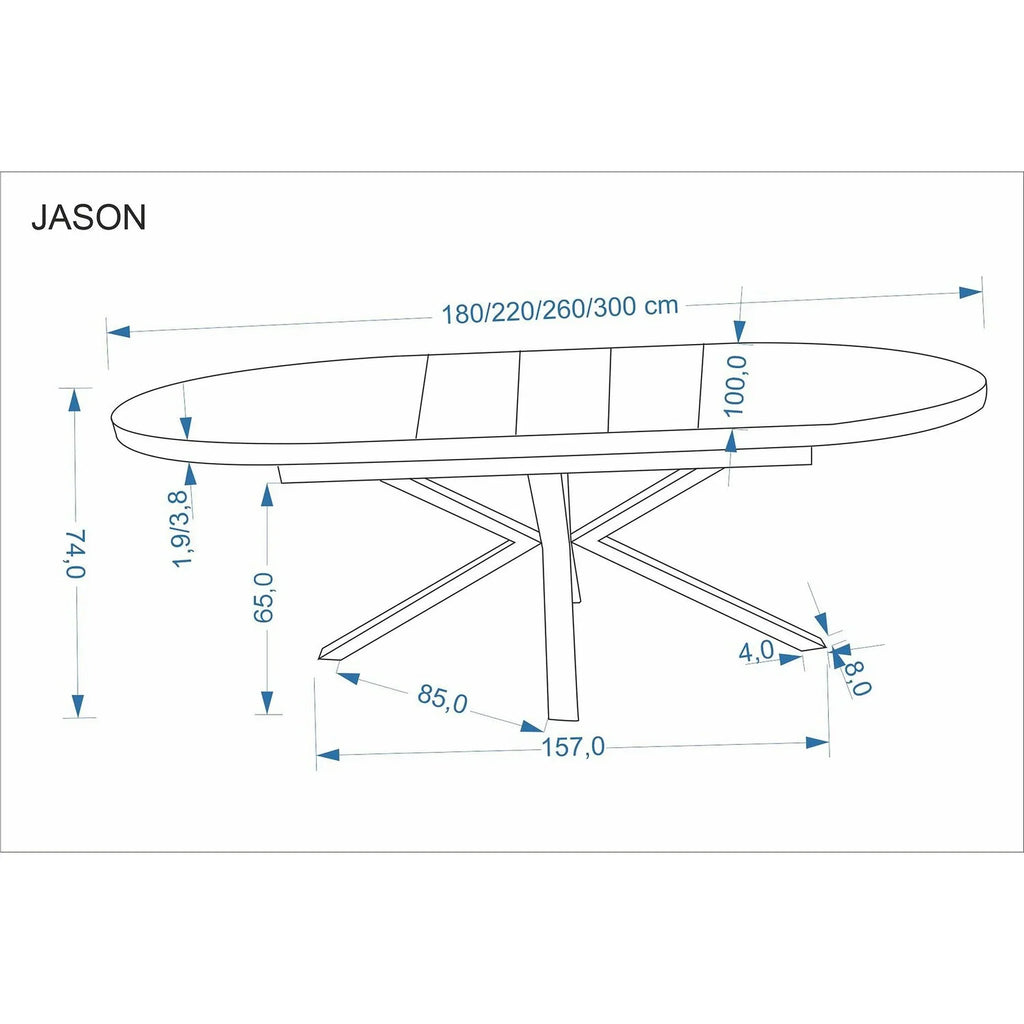 Masa extensibila JASON, vedere 5