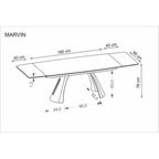 Masa extensibila MARVIN, vedere 4