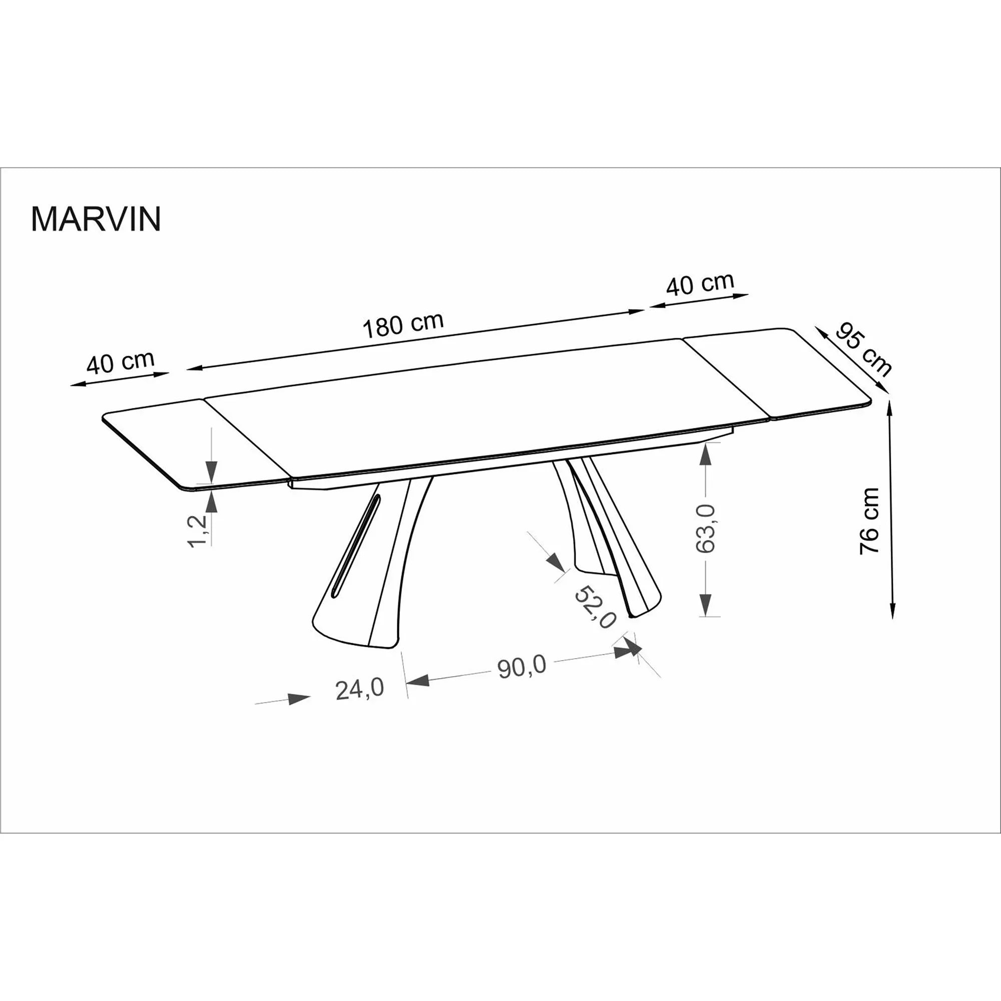 Masa extensibila MARVIN, vedere 4
