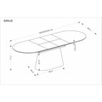 Masa extensibila SIRIUS, vedere 5