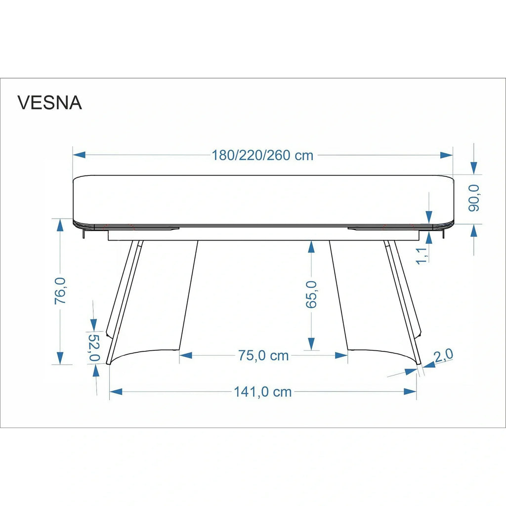Masa extensibila VESNA, vedere 4