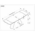 Masa extensibila VINCE, vedere 5