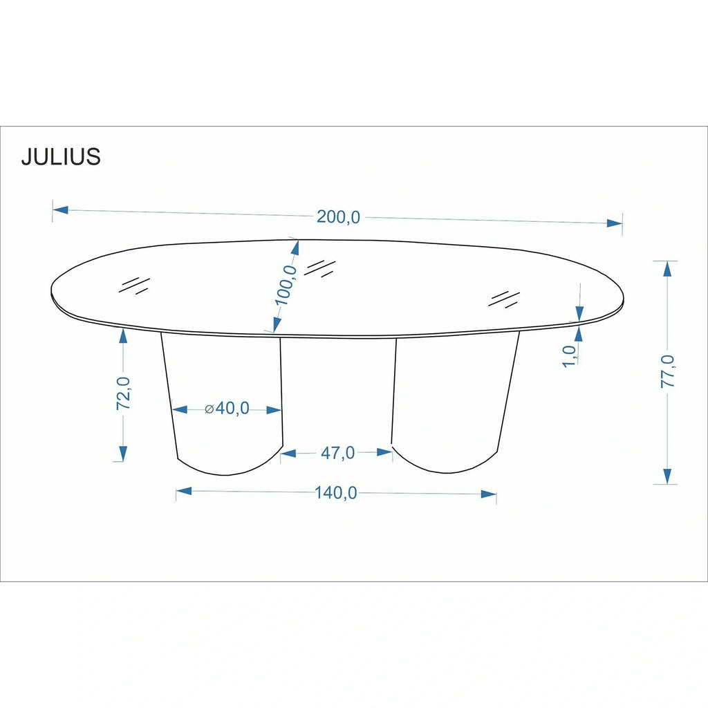 Masa extensibila JULIUS, vedere 5