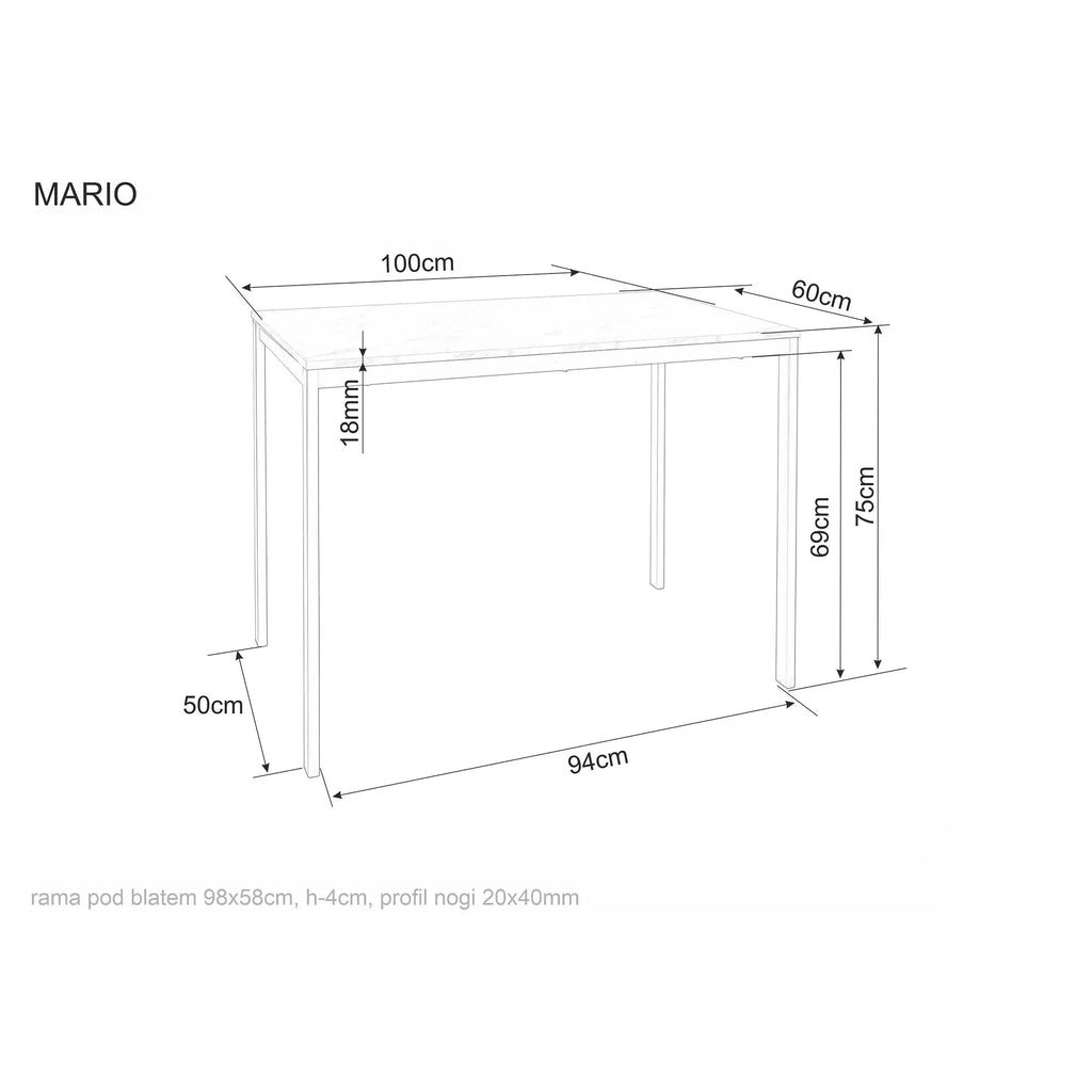 Masa extensibila MARIO, vedere 3