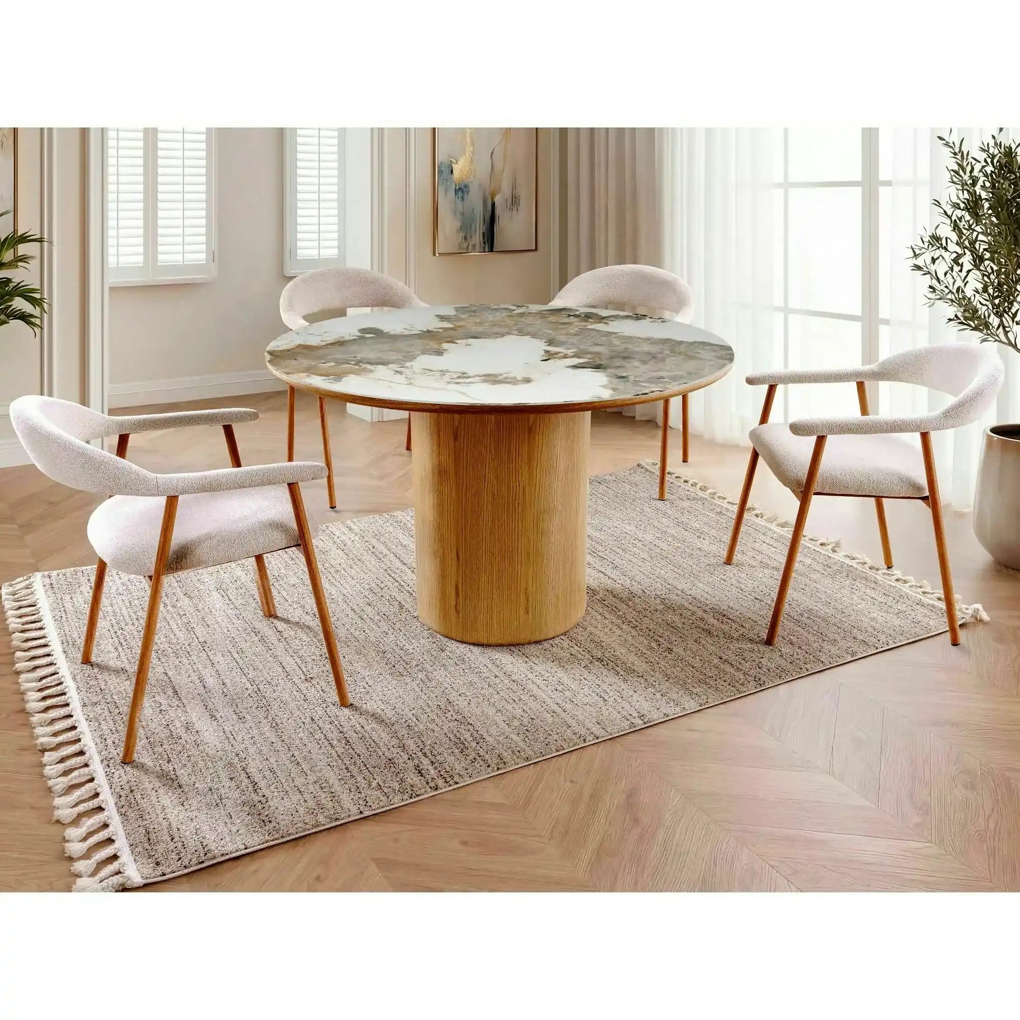 Masa extensibila RONDO Ø120 cm, vedere 2