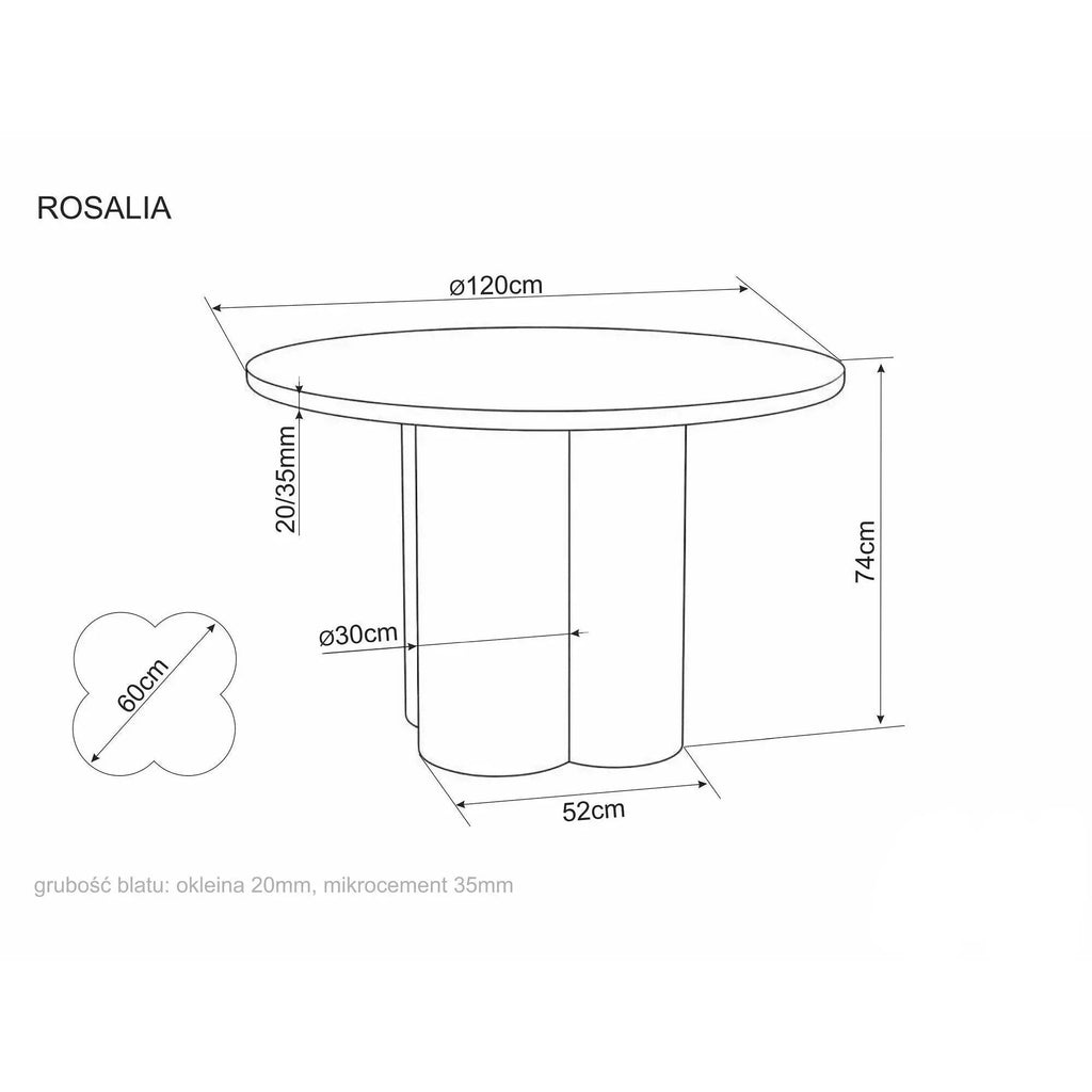 Masa extensibila ROSALIA, vedere 8