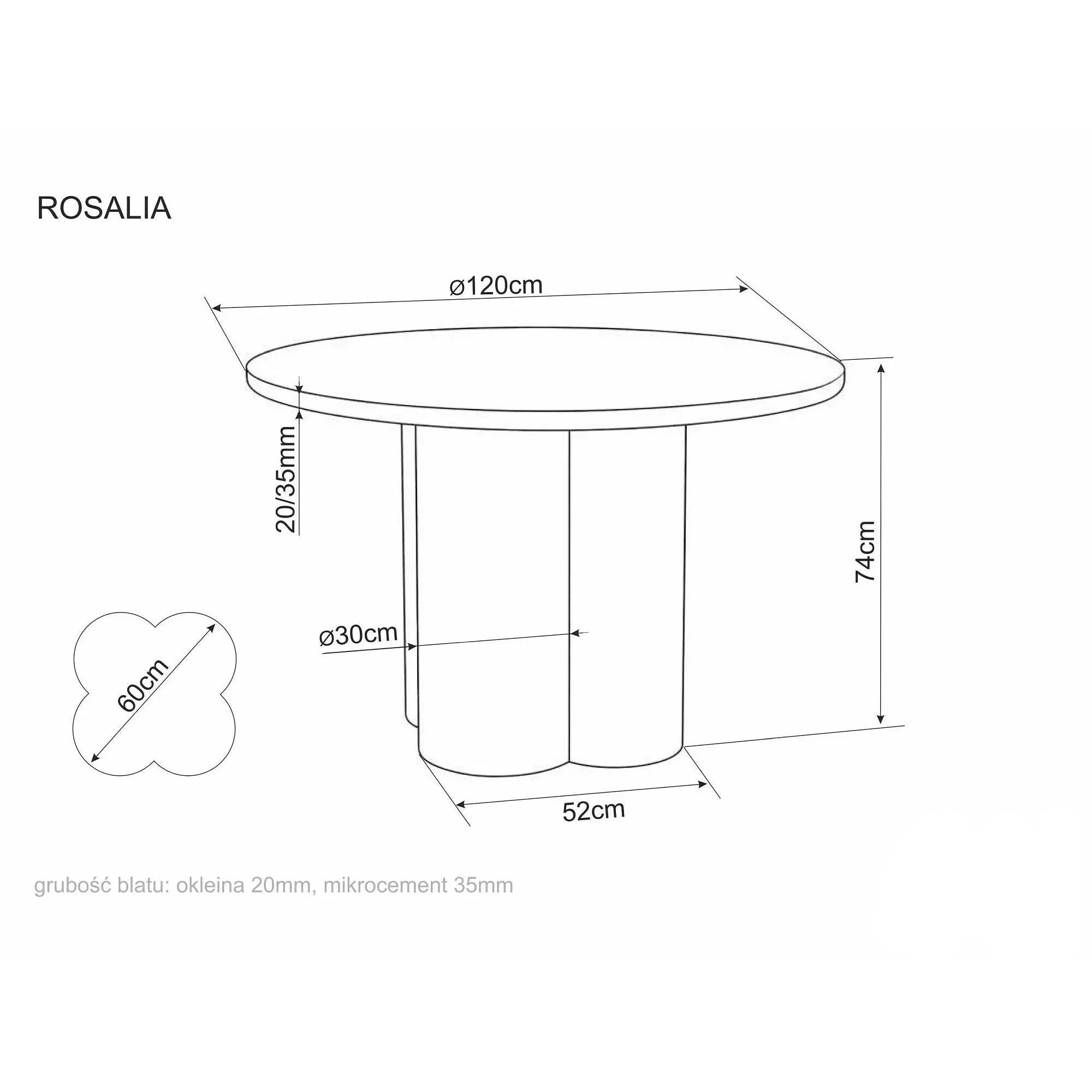 Masa extensibila ROSALIA, vedere 8