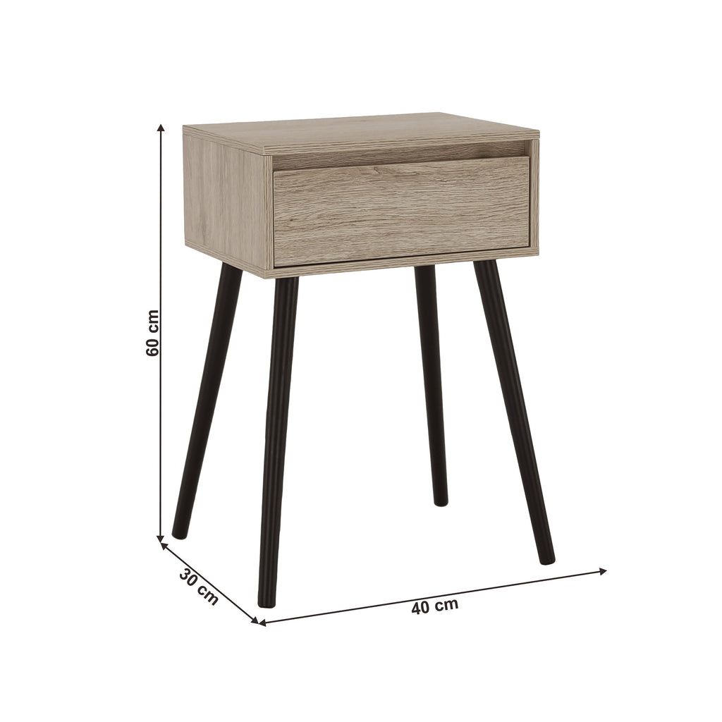 Măsuță de cafea Alysandra – schiță cu dimensiuni