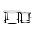 Măsuță de cafea Cirko – schiță cu dimensiuni