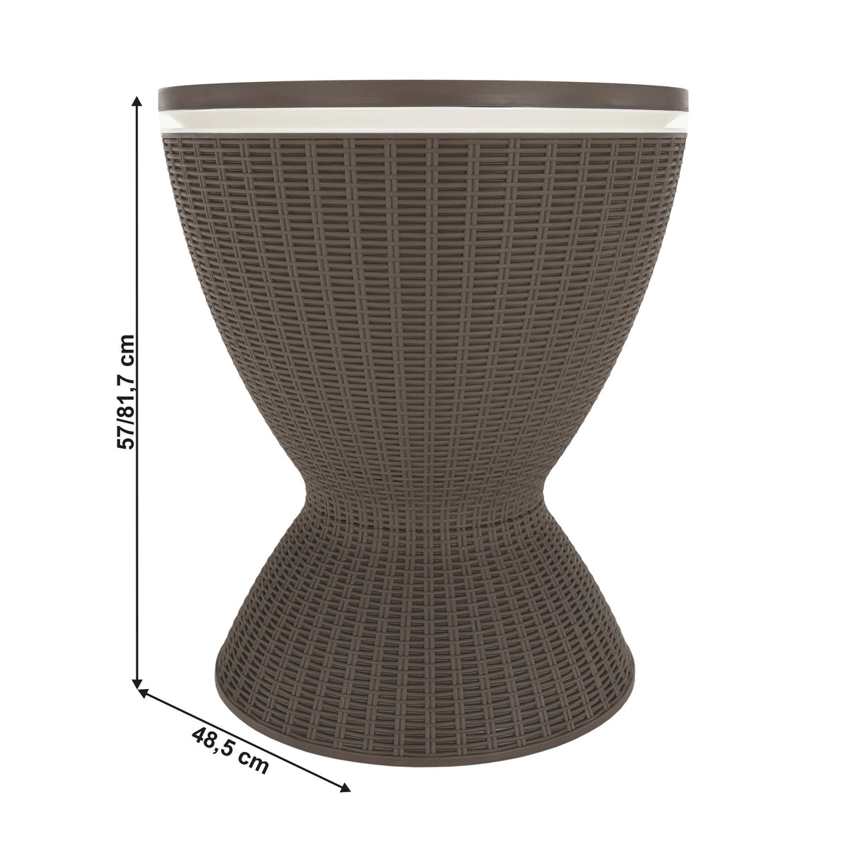 Măsuță de cafea Fabir – schiță cu dimensiuni