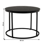 Măsuță de cafea Gagin – schiță cu dimensiuni