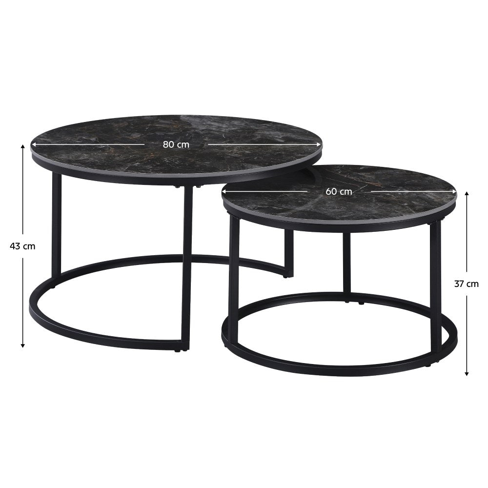 Măsuță de cafea Lastro – schiță cu dimensiuni