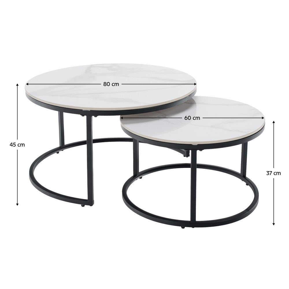 Măsuță de cafea Lastro – schiță cu dimensiuni