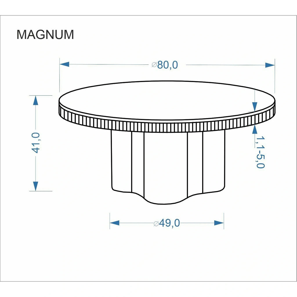 Măsuță de cafea Magnum, detaliu