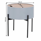 Măsuță de cafea Mosai – schiță cu dimensiuni