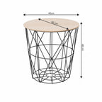 Măsuță de cafea Nancer – schiță cu dimensiuni