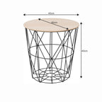 Măsuță de cafea Nancer – schiță cu dimensiuni