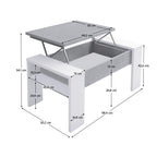 Măsuță de cafea Pula – schiță cu dimensiuni