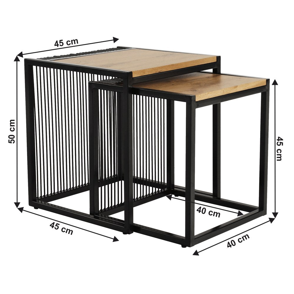 Măsuță de cafea Rimbo – schiță cu dimensiuni