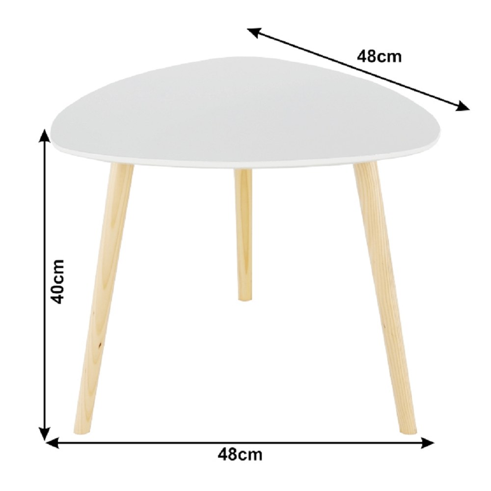 Măsuță de cafea Tavas – schiță cu dimensiuni