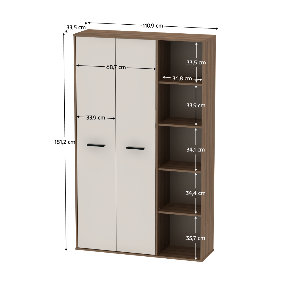 Dulap cu raft, MAURUS NEW MA52