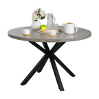 Masa dining MEDOR, gri / negru