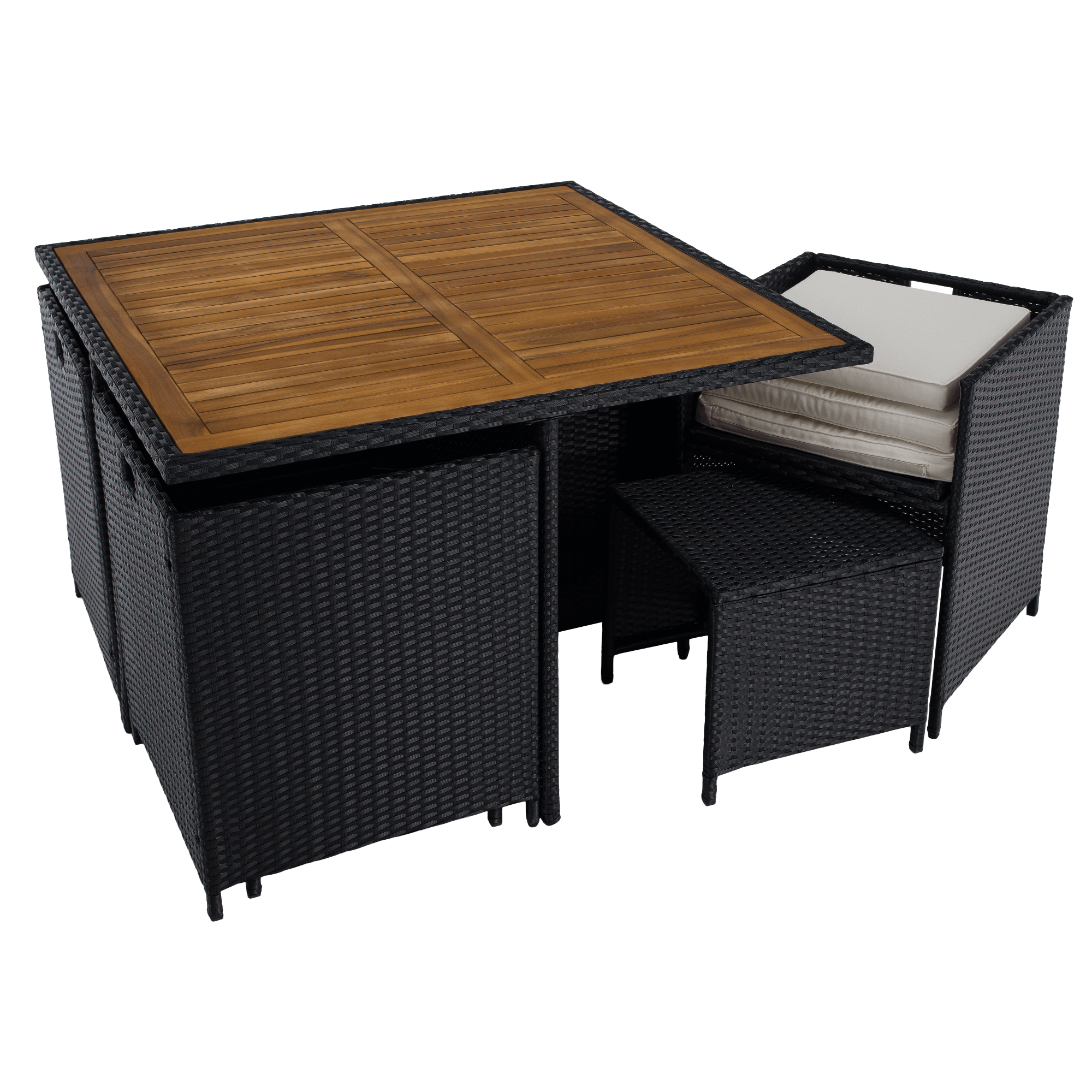Set gradina MELFORD, negru / crem / natural