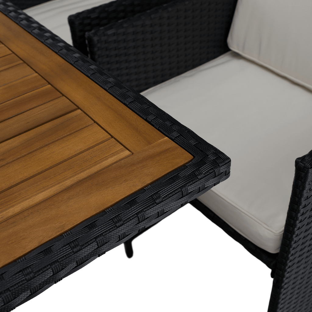 Set gradina MELFORD, negru / crem / natural