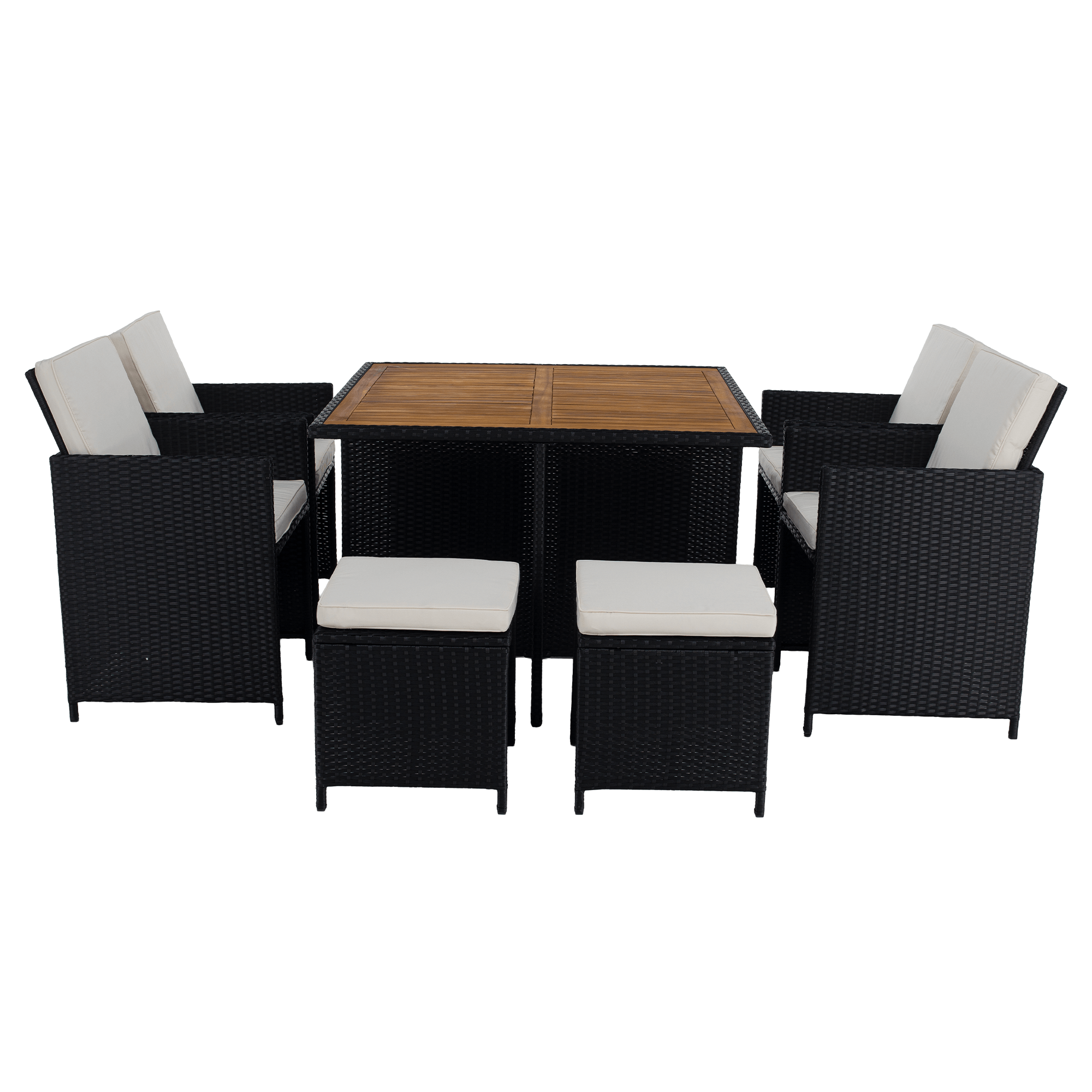 Set gradina MELFORD, negru / crem / natural