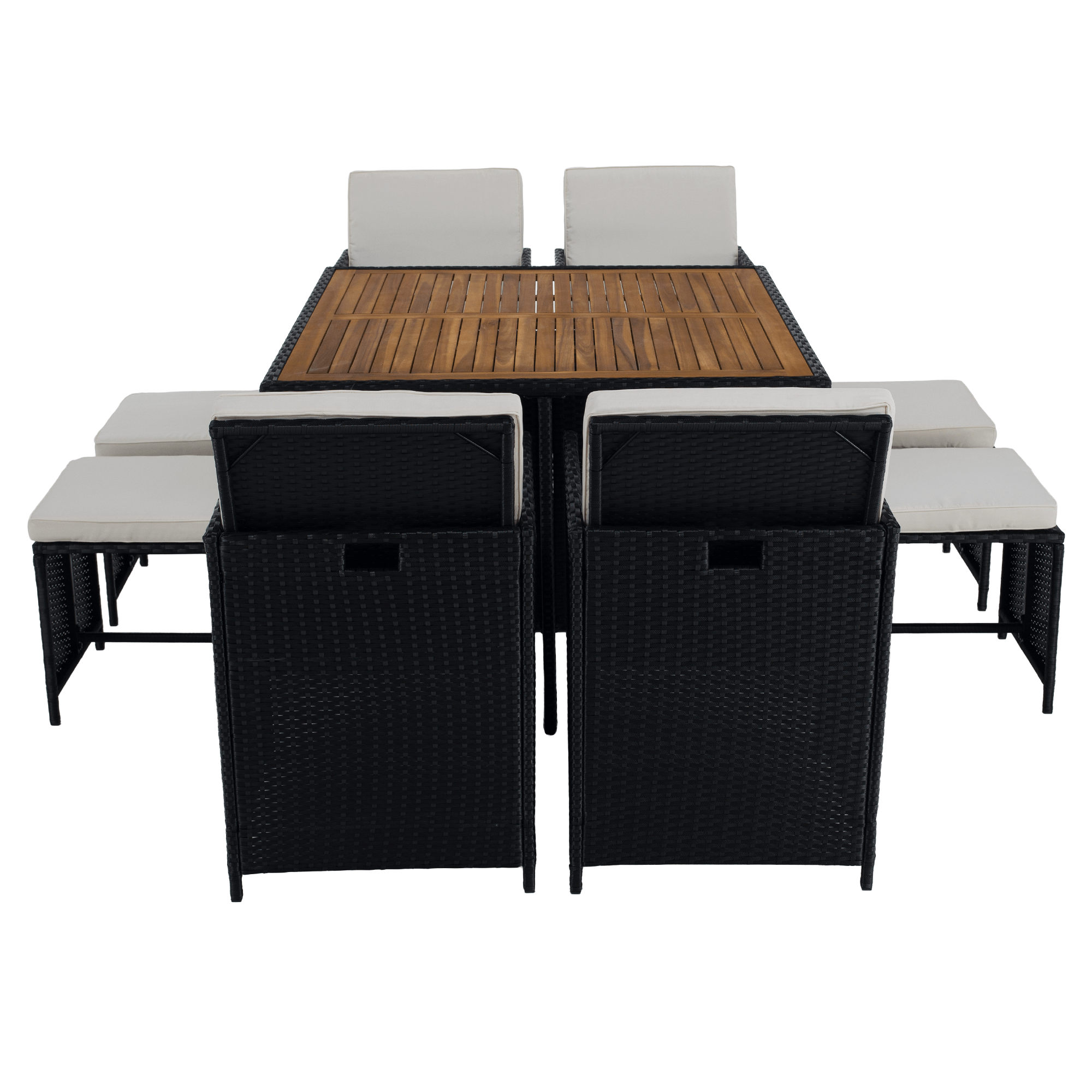 Set gradina MELFORD, negru / crem / natural