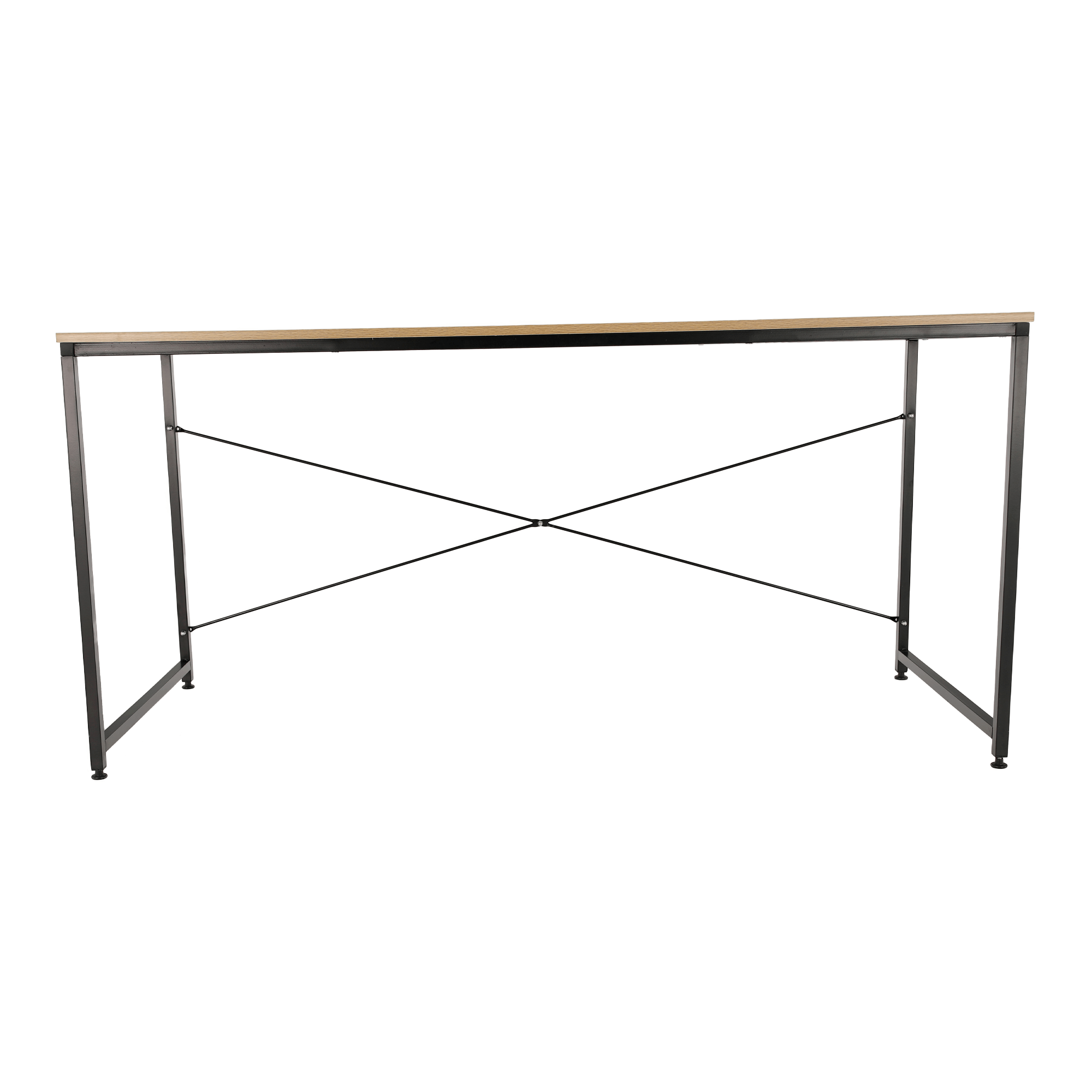 Birou PC MELLORA, stejar / negru