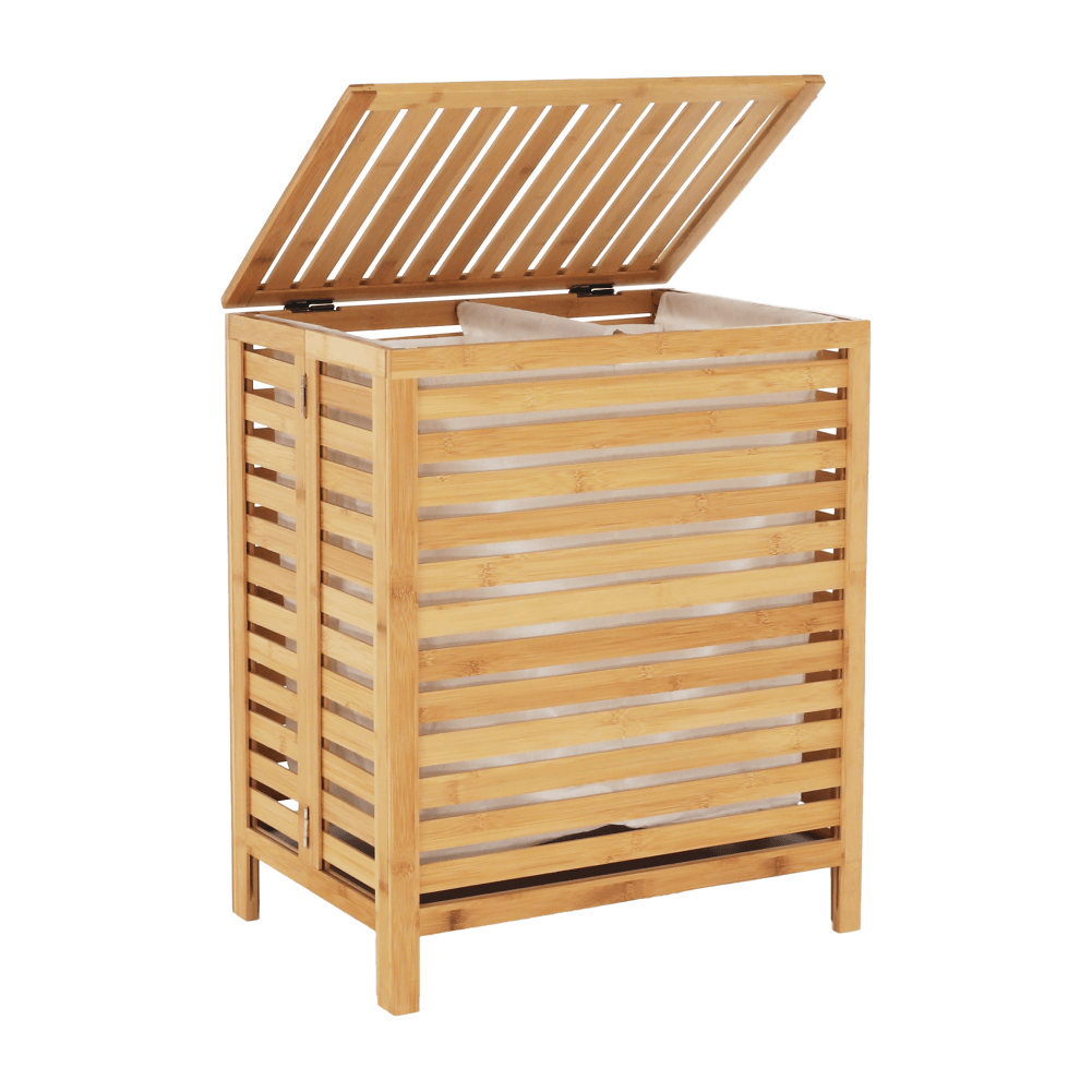 Cos de rufe MENORK, natural / alb