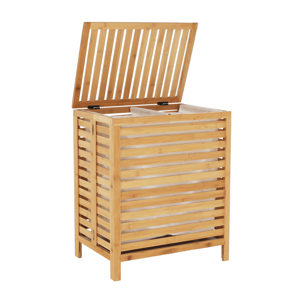 Cos de rufe MENORK, natural / alb